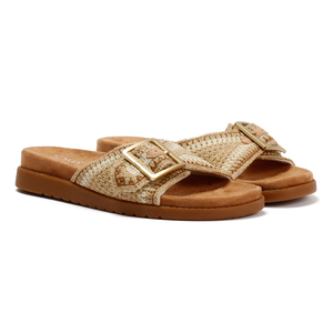 TOMS Marin Slide Textile Women's Dark Beige Sandals