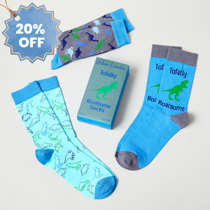 Totally Roarsome Socks Gift Set