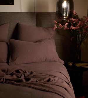 Cocoa 100% Linen Pillowcase