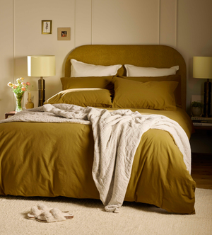 Bronze Simply Organic Cotton Duvet Cover
