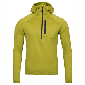 Mens Klifra Light Grid Fleece Hoodie (Lime/Storm)
