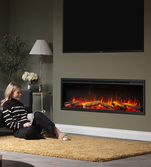 BlazeBright Alnwick Deep Lux 1500 Hole In The Wall Electric Fire