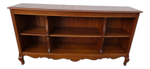 1990s Ethan Allen Maison Bookcase Shelf Console French Country Sideboard Cabinet