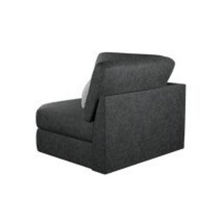 Morgan Corner Module in Cupid Charcoal fabric (unfinished)