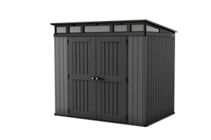 Stronghold Pent Shed 8x6ft - Grey