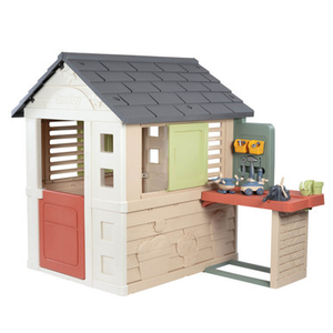 Smoby Life Nature Playhouse with Workshop