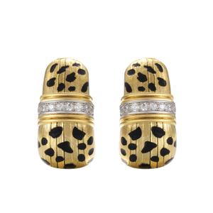Just Do You Leopard Gold Earrings