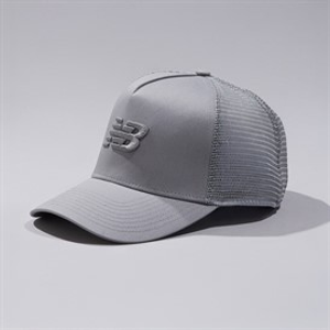 New Balance Essentials Trucker Cap Slate Grey/Slate Logo