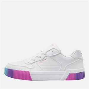 SKECHERS Girls Jade Trainers White/Multi