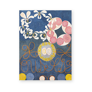 Reproduction 30X40CM Hilma af Klint - Enfance, n° 1, de la série Les Dix Plus Grands, Groupe IV, 1907