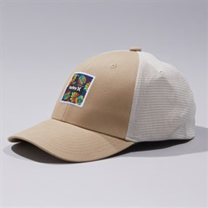 Hurley Mens Floral Adjustable Trucker Cap Khaki