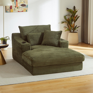 Hazel Oversized Cinema Sofa in a Box - Forest Green