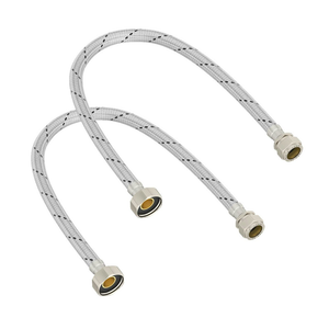 Pair of 3/4" x 15mm x 500mm Flexible Tap Connectors