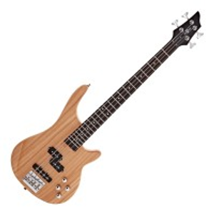 3/4 Chicago Bass Guitar by Gear4music, Natural