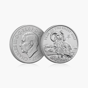The Lunar Year of the Sheep 2026 £5 BU Coin
