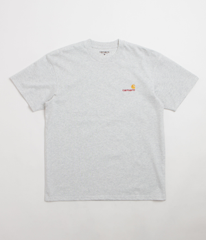 Carhartt American Script T-Shirt - Ash Heather