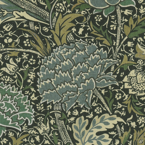 William Morris Cray Fabric Navy Blue