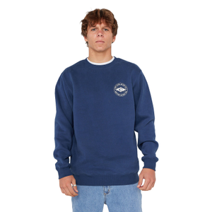 Rip Curl Mens Staple Crew Neck Graphic Logo Sweatshirt - M / Light Navy