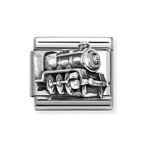 Classic Silver Train Charm