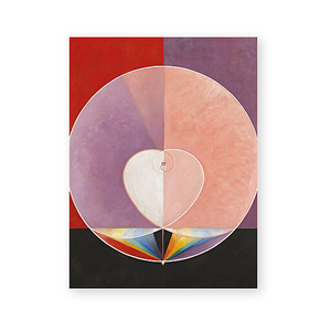 Reproduction 30X40CM Hilma af Klint - La colombe, n° 2, de la série The SUW/UW, 1915
