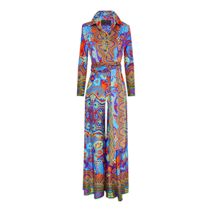 Electric Garden Wide Leg Jumpsuit (M)
