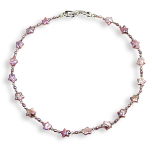 Starry Veil Pearl Necklace (one size)