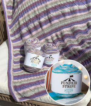 Sweethearts Blanket in Blue Raspberry Slush