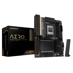 Gigabyte X870E AERO X3D DARK WOOD AMD Ryzen DDR5 ATX Motherboard - Socket AM5