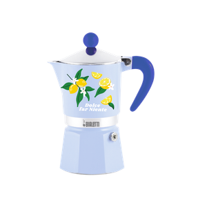Bialetti Mercato della Frutta Rainbow Lemons Stovetop (3 Cup) - Blue