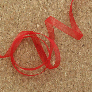 Ruban organza - Rouge