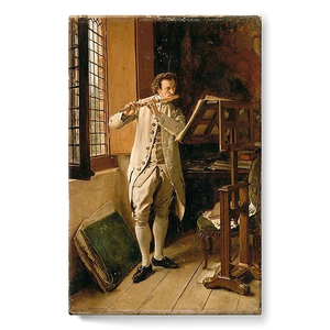 Joueur de flûte (toiles sur châssis)
