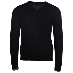 Herren 12GGVNECK Pullover (Schwarz)