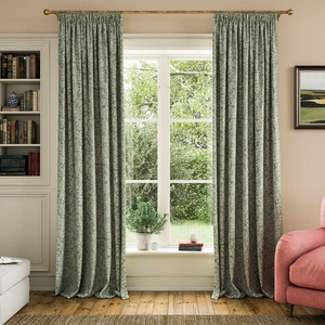 JOULES TWILIGHT DITSY LINED 90X90 Curtains Green