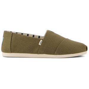 Mens Alpargata Slip-on Casual Shoes (Olive)