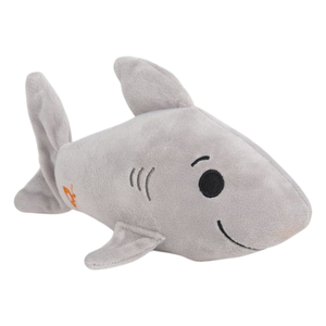 Petface Seriously Strong Rubberoid Shark Plush Dog Toy