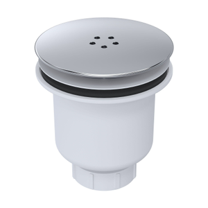 Straight Shower Tray Waste Bottom Outlet, Choice of Colour