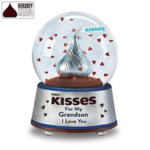 HERSHEY'S KISSES For My Grandson Glitter Globe