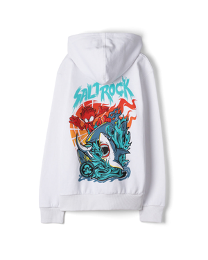 Jaws Kids Pop Hoodie In White