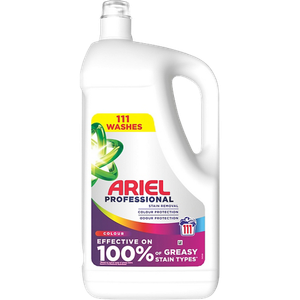 Ariel Professional Laundry Detergent Colour Liquid 4.995L 111 Washes 