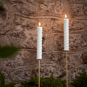 2 TruGlow® Solar Tiki Torches
