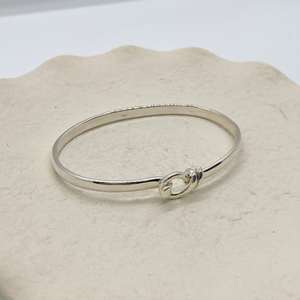 SAMPLE Sterling Silver Knot Bangle