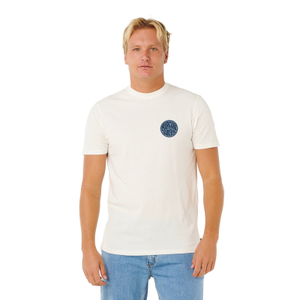 Rip Curl Mens Streamline Palmy Graphic Short Sleeve T-Shirt - M / Bone