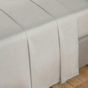 DOUBLE FLAT SHEET 400 Threadcount Bamboo/Cotton Silver