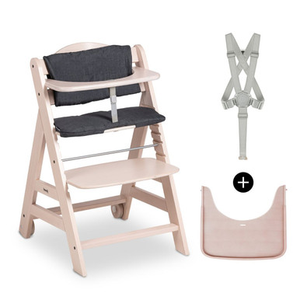 Hauck Beta+ Wooden Highchair - Whitewashed