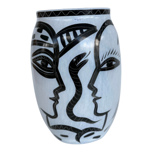 20th Century Ulrica Hydman Vallien for Kosta Boda Adam & Eve Glass Vase