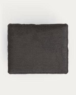Blok cushion thick grey corduroy 50 x 60 cm