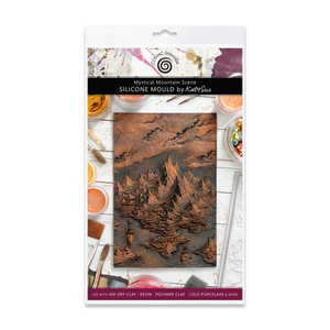 Cosmic Shimmer Mystical Mountain Scene Silicone Mould