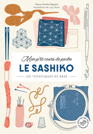 Livre mon p'tit cours de poche - Le Sashiko