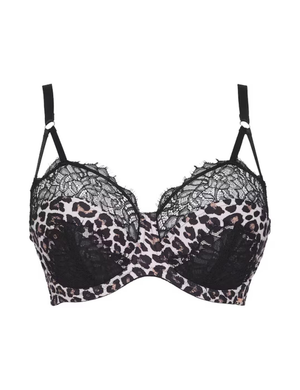 Figleaves Curve Seduce Balcony Bra - Leopard