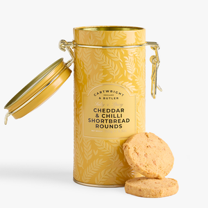 C&B Chilli Cheddar Shortbreads in Tin